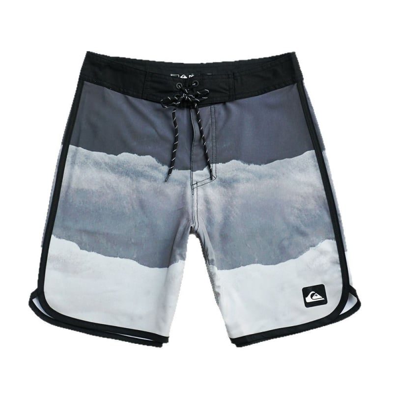 Ανδρικά σορτς παραλίας - Γρήγορο στέγνωμα, μικροελαστικότητα, ψηφιακή εκτύπωση, 95% πολυεστέρας, ριγέ ή πλέγμα σχέδιο