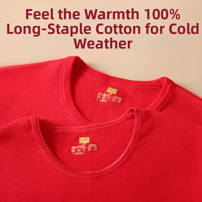 Pánsky termálny set z bavlny 100%, antibakteriálny, tri vrstvy, extra hrubý 501–600 g/m², dlhý rukáv, golier s jednou líniou, nohavice sú súčasťou