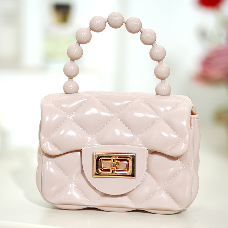 DIY patchwork πορτοφόλι κερμάτων με αλυσίδα crossbody, από PVC υλικό με επένδυση PVC, για γυναίκες και κορίτσια