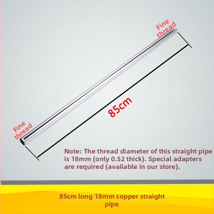 Qt132 Rovný sprchový držiak, meď/nerezová oceľ konštrukcia, skrytá závitová montáž, 0–95°C prevádzková teplota, 1 MPa nominálny tlak