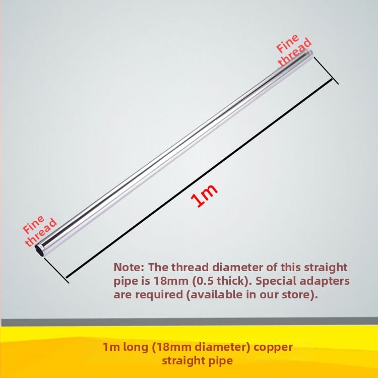 Qt132 Rovný sprchový držiak, meď/nerezová oceľ konštrukcia, skrytá závitová montáž, 0–95°C prevádzková teplota, 1 MPa nominálny tlak