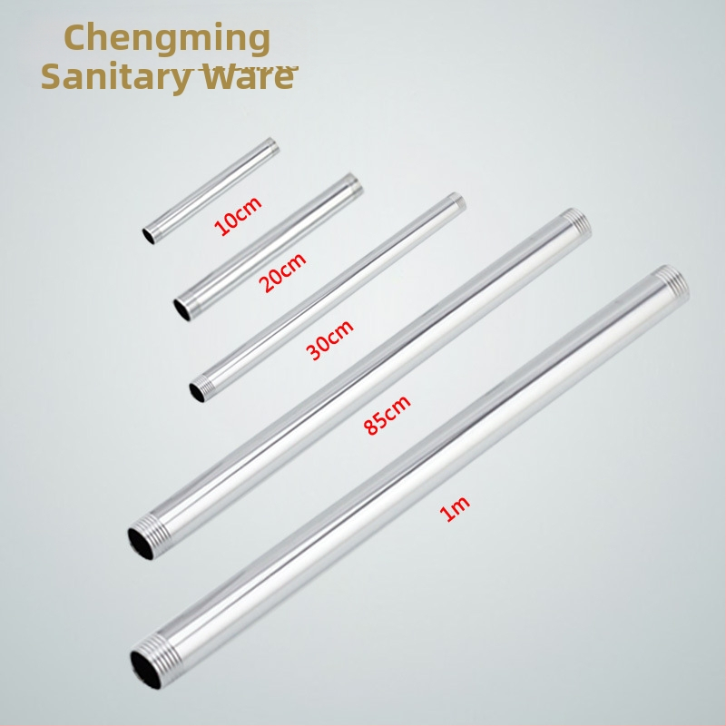 Qt132 Rovný sprchový držiak, meď/nerezová oceľ konštrukcia, skrytá závitová montáž, 0–95°C prevádzková teplota, 1 MPa nominálny tlak