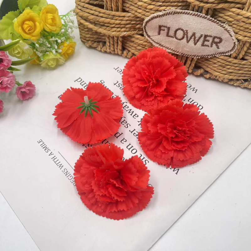 Mesterséges szegfű virág – selyem virág esküvőkhöz, kültéri használathoz, fotópropok és otthoni dekoráció