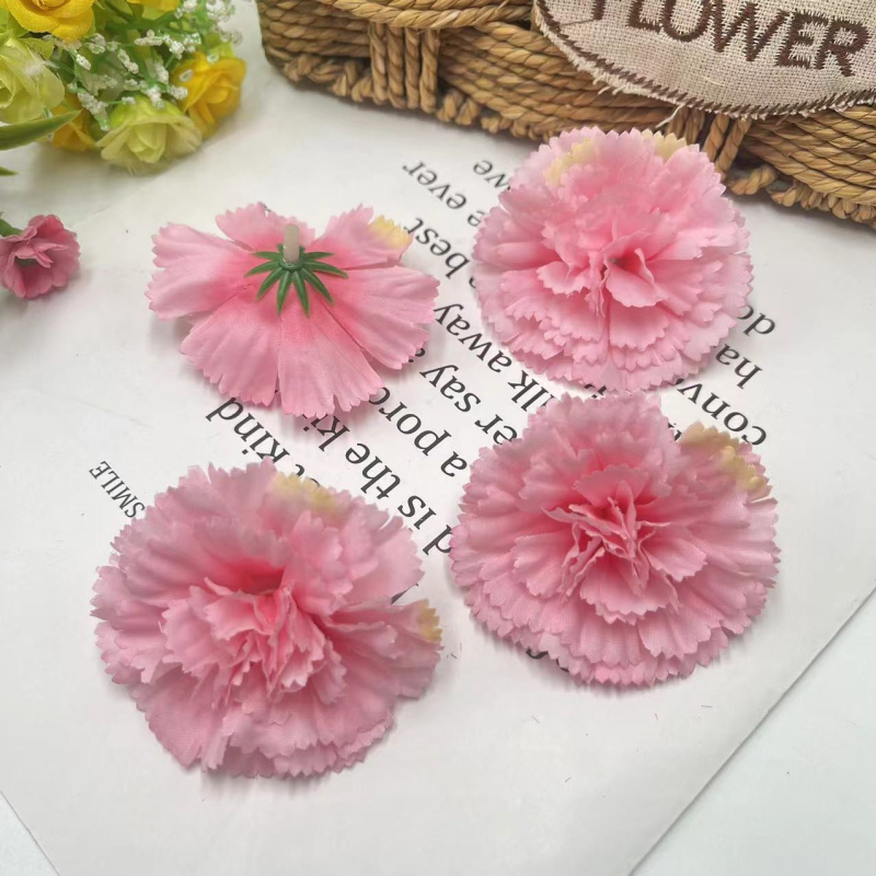 Mesterséges szegfű virág – selyem virág esküvőkhöz, kültéri használathoz, fotópropok és otthoni dekoráció