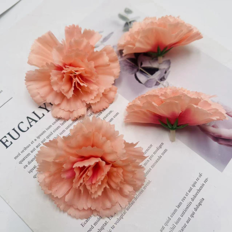 Mesterséges szegfű virág – selyem virág esküvőkhöz, kültéri használathoz, fotópropok és otthoni dekoráció