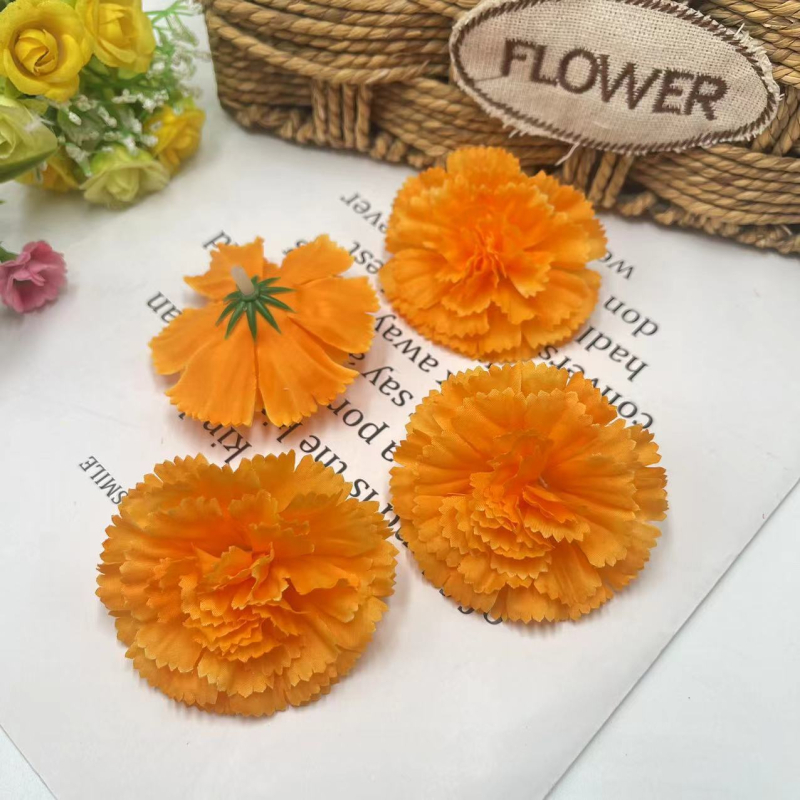 Mesterséges szegfű virág – selyem virág esküvőkhöz, kültéri használathoz, fotópropok és otthoni dekoráció