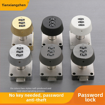 Κλειδαριά με κωδικό για συρτάρια και ντουλάπια — υλικό: κράμα ψευδάργύρου + ABS; μοντέλο: κλειδαριά με κωδικό; εφαρμογή: συρτάρια, ντουλάπια, αρχεία; τύπος: αριθμητικός κωδικός; ξεκλείδωμα: με κωδικό