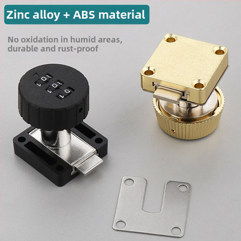 Κλειδαριά με κωδικό για συρτάρια και ντουλάπια — υλικό: κράμα ψευδάργύρου + ABS; μοντέλο: κλειδαριά με κωδικό; εφαρμογή: συρτάρια, ντουλάπια, αρχεία; τύπος: αριθμητικός κωδικός; ξεκλείδωμα: με κωδικό