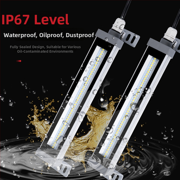 Spit LED φωτιστικό εργασίας για εργαστήριο και εργαλειομηχανές, ανθεκτικό στη σκόνη και στο νερό