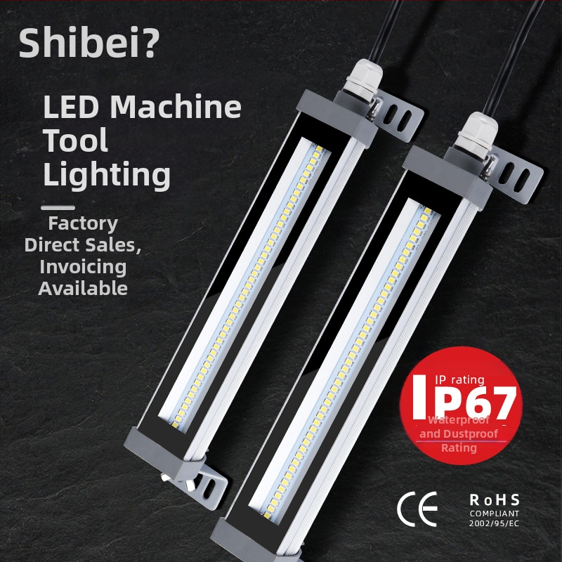 Spit LED φωτιστικό εργασίας για εργαστήριο και εργαλειομηχανές, ανθεκτικό στη σκόνη και στο νερό