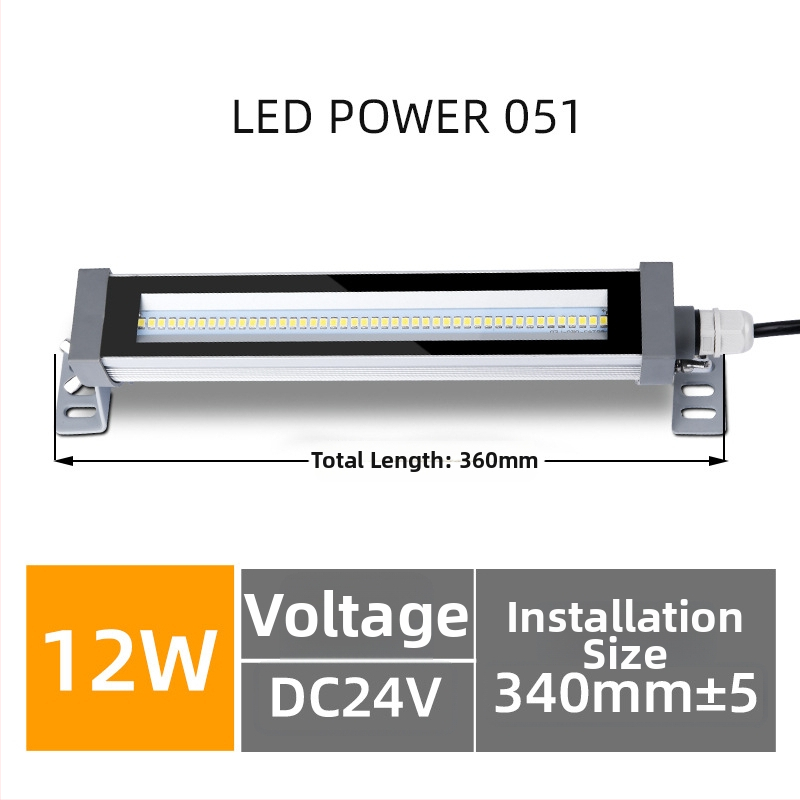 Spit LED φωτιστικό εργασίας για εργαστήριο και εργαλειομηχανές, ανθεκτικό στη σκόνη και στο νερό