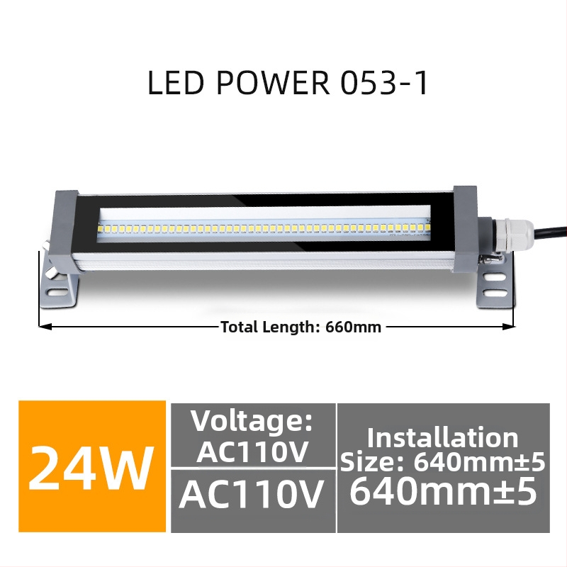 Spit LED φωτιστικό εργασίας για εργαστήριο και εργαλειομηχανές, ανθεκτικό στη σκόνη και στο νερό