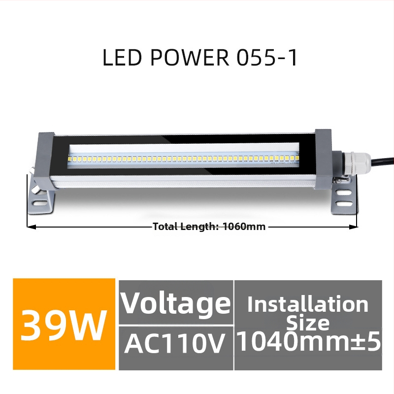 Spit LED φωτιστικό εργασίας για εργαστήριο και εργαλειομηχανές, ανθεκτικό στη σκόνη και στο νερό