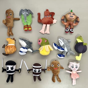 Λούτρινο ζωάκι — κρεμαστό μπρελόκ για κλειδιά, κοντό βελούδινο ύφασμα, γέμισμα PP βαμβάκι, σειρά ζώων