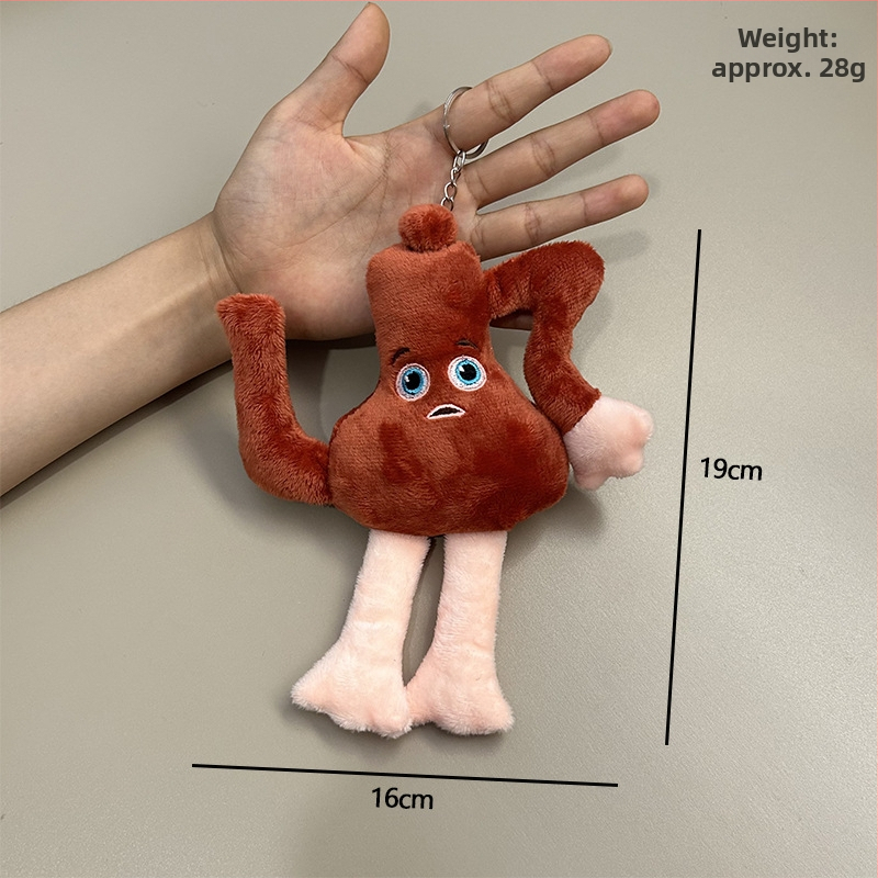 Plyšová figúrka na kľúče — krátky plyš, výplň PP bavlna, séria zvierat