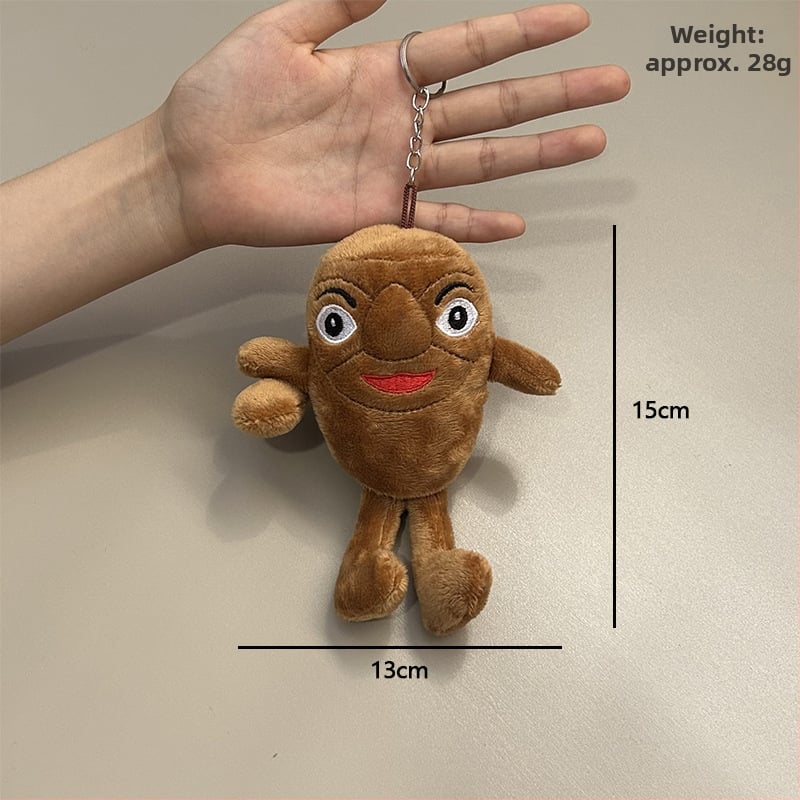 Λούτρινο ζωάκι — κρεμαστό μπρελόκ για κλειδιά, κοντό βελούδινο ύφασμα, γέμισμα PP βαμβάκι, σειρά ζώων