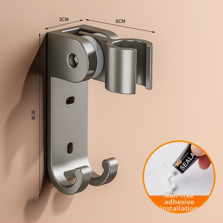 Fali zuhanytartó, űr-alumínium, forgatható, modell 1515