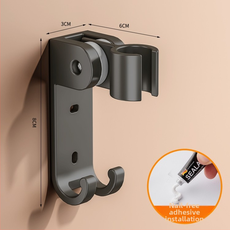 Fali zuhanytartó, űr-alumínium, forgatható, modell 1515