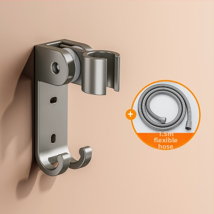 Fali zuhanytartó, űr-alumínium, forgatható, modell 1515