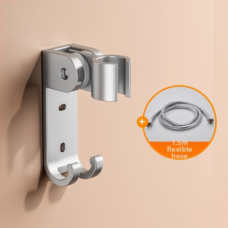 Fali zuhanytartó, űr-alumínium, forgatható, modell 1515