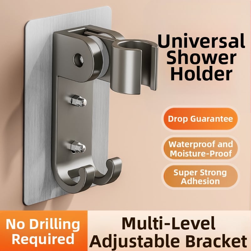 Nástenný držiak sprchy, vesmírny hliník, otáčavý, model 1515