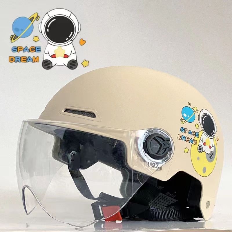 Fél sisak elektromos kerékpárhoz, ABS anyag, uniszex, minden évszakban használható, Gb811-2022b tanúsítvány