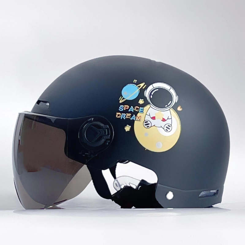 Fél sisak elektromos kerékpárhoz, ABS anyag, uniszex, minden évszakban használható, Gb811-2022b tanúsítvány