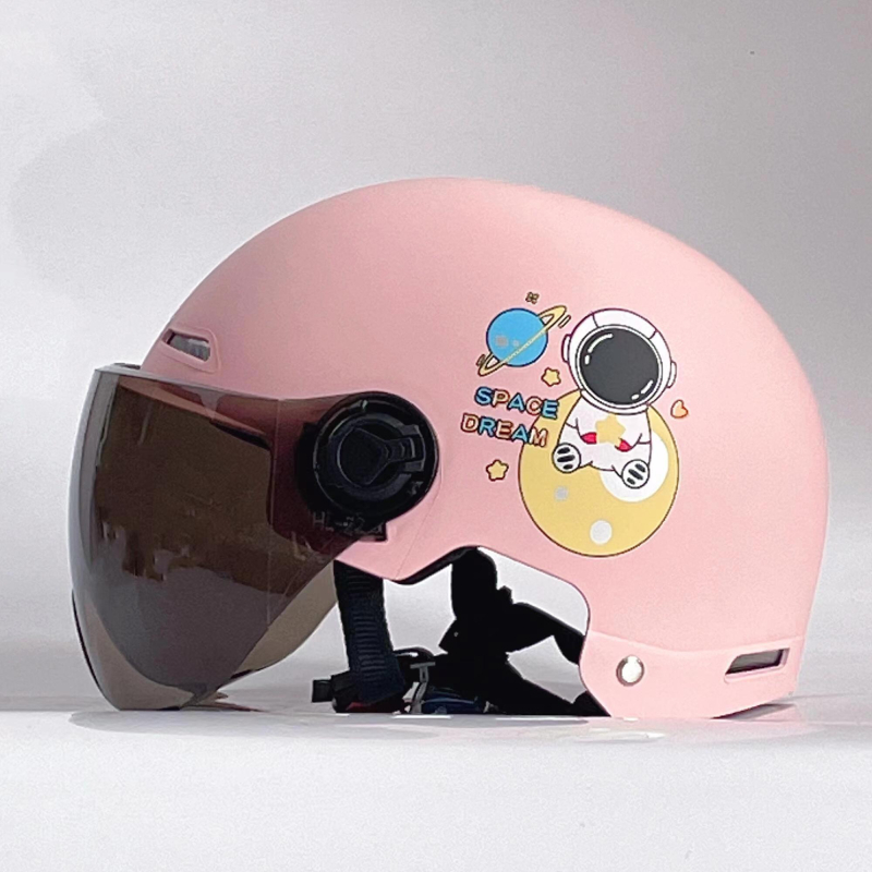 Fél sisak elektromos kerékpárhoz, ABS anyag, uniszex, minden évszakban használható, Gb811-2022b tanúsítvány