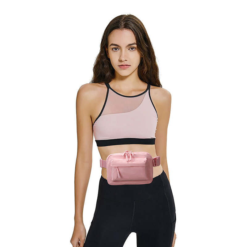 FODOKO Geantă de talie din nylon impermeabil pentru activități în aer liber – respirabilă, rezistentă la uzură, anti-furt, extensibilă