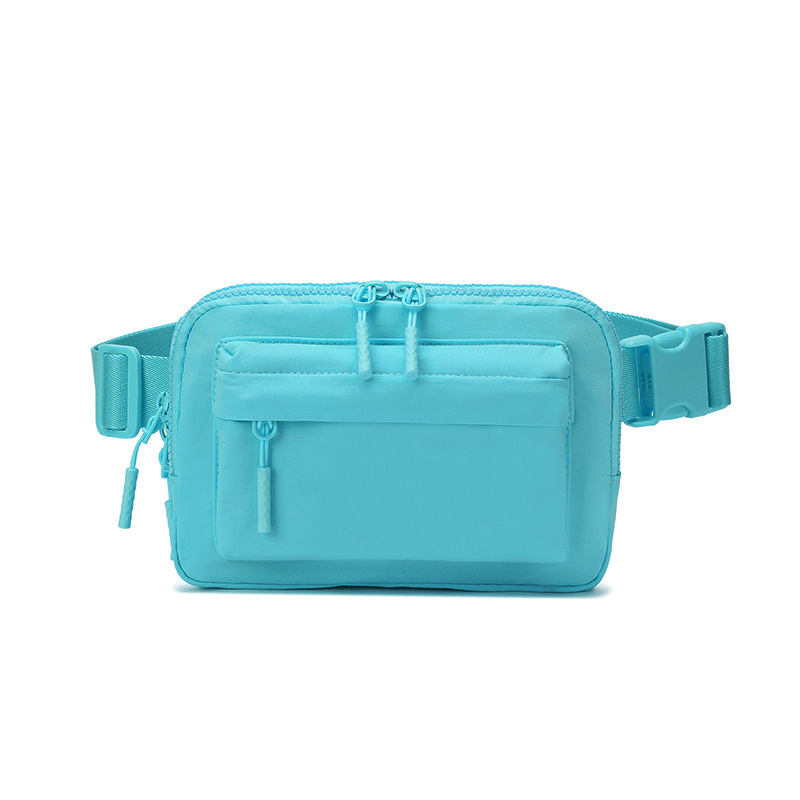 FODOKO Geantă de talie din nylon impermeabil pentru activități în aer liber – respirabilă, rezistentă la uzură, anti-furt, extensibilă