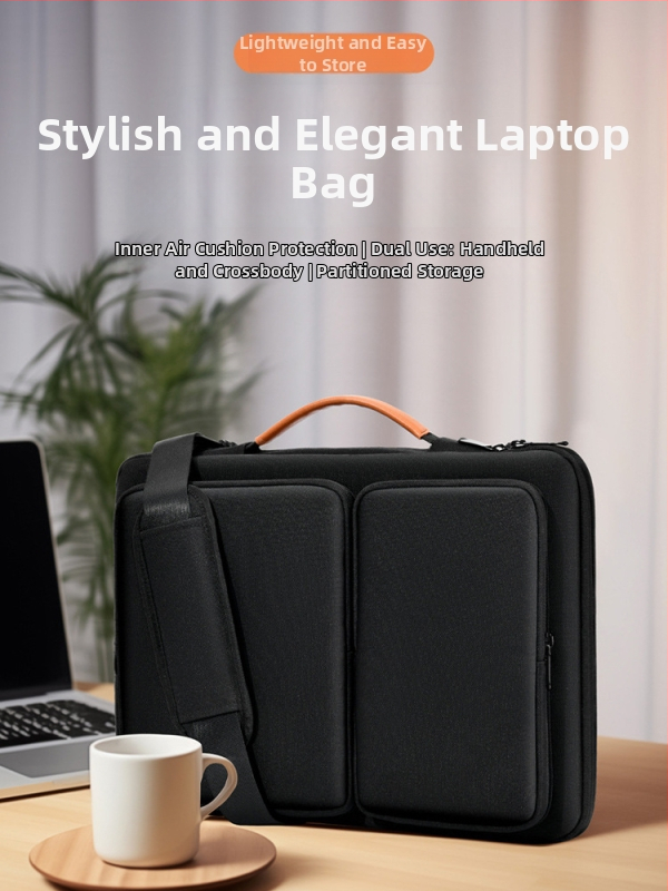 Notebook taška v biznis štýle, Oxford textil, podšívka plátno, vodeodolná, odolná voči opotrebeniu a nárazom