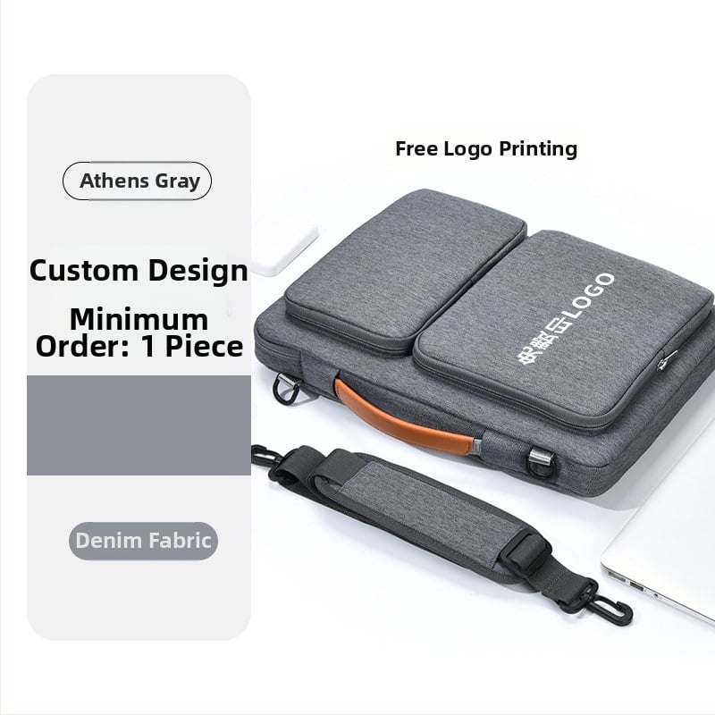 Funda laptop cu stil de afaceri, material Oxford, căptușeală din pânză, impermeabilă, rezistentă la uzură și la șocuri