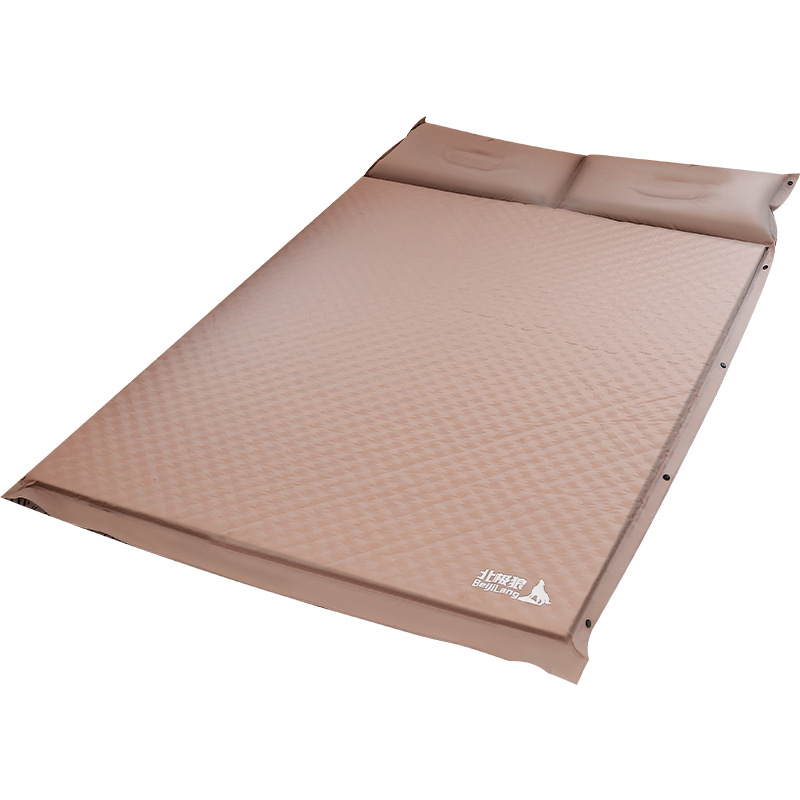 Φουσκωτό υπνόστρωμα για κάμπινγκ, για 1–2 άτομα, με χειροκίνητη αντλία αέρα, βάρος 1,25 kg, υλικά: 75D pongee + 190T πολυεστερική ταφτά
