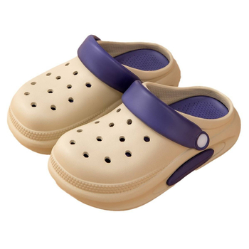 Pantofi de plajă pentru copii cu partea superioară EVA, unisex, pentru 4–9 ani, stil Cartoon Paradise, lansare primăvara 2025