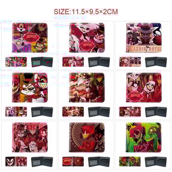 Tárca – bifold kialakítás, PU bőr, anime karikatúra mintázat, ultra könnyű, városi minimalist stílus