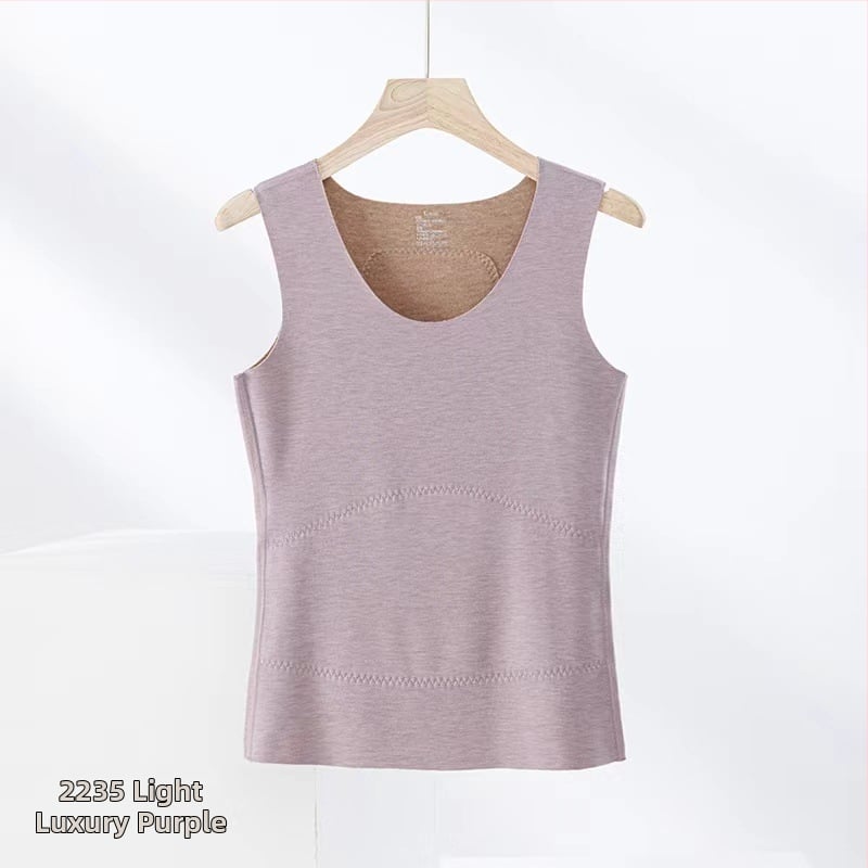 Vesta termică, amestec de cașmir (30–50% acrilic), grosime extra 301-350 g/m2, guler rotund, strat unic de bază