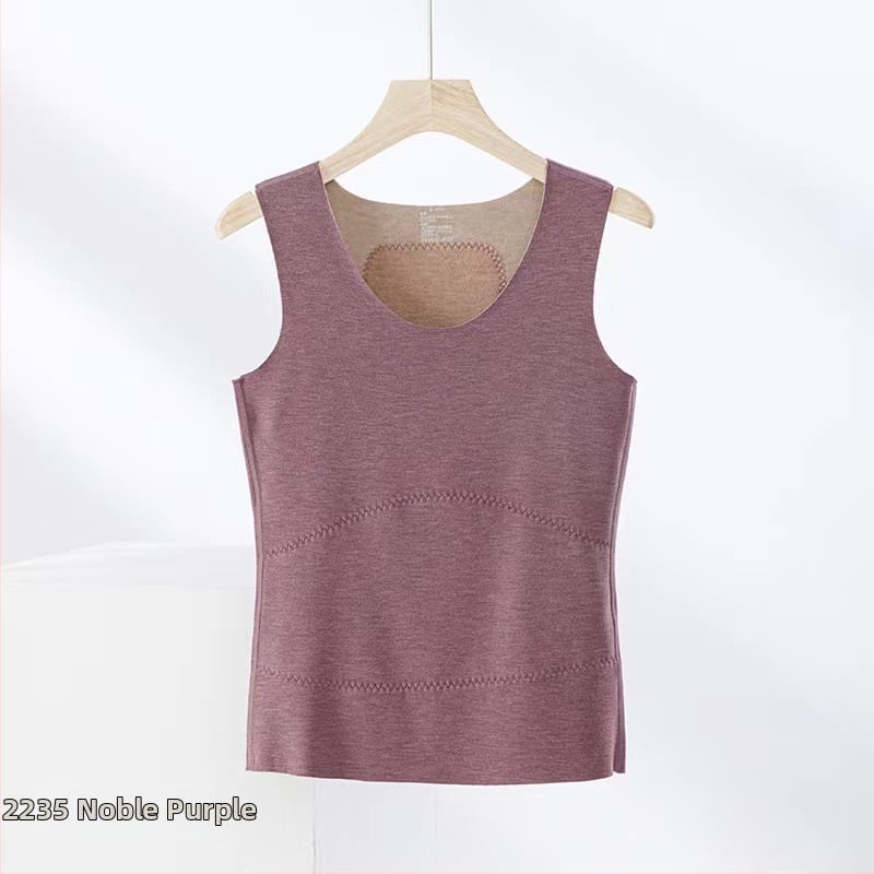 Vesta termică, amestec de cașmir (30–50% acrilic), grosime extra 301-350 g/m2, guler rotund, strat unic de bază