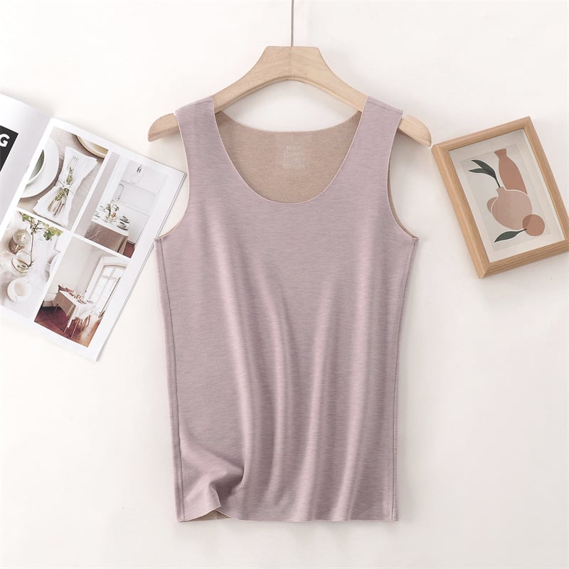 Vesta termică, amestec de cașmir (30–50% acrilic), grosime extra 301-350 g/m2, guler rotund, strat unic de bază