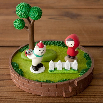 Ornament oval pentru scenă de parc din rășină — Brahma, decor din rășină, stil pastoral, ambalaj carton