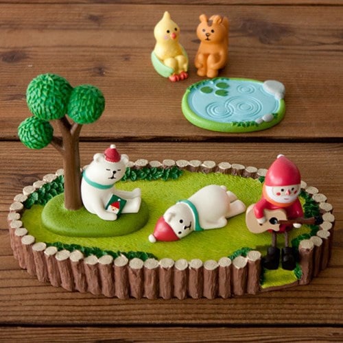 Ornament oval pentru scenă de parc din rășină — Brahma, decor din rășină, stil pastoral, ambalaj carton