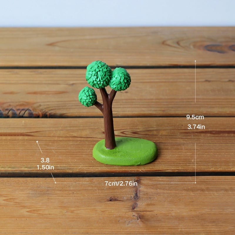 Ornament oval pentru scenă de parc din rășină — Brahma, decor din rășină, stil pastoral, ambalaj carton