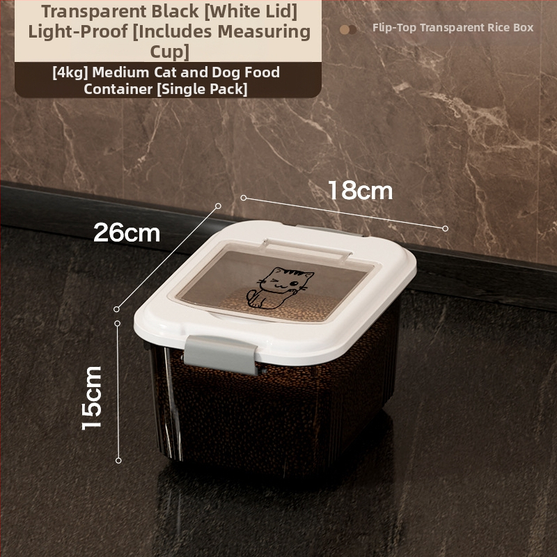 Δοχείο αποθήκευσης, σφραγιζόμενο, ανθεκτικό στην υγρασία, PP υλικό, χωρητικότητα 12 kg, κατάλληλο για ρύζι, αλεύρι, κόκκους και τροφή κατοικίδιων