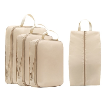 Putnički set torbi za pohranu: kompresibilan, višenamjenski, twill tkanina, za putovanja, 4- ili 7-djelni set