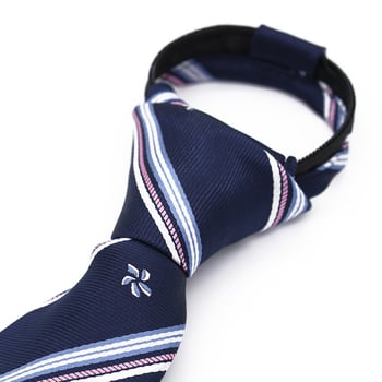 Jacquard prugasta kravata, poliester, unisex, stil strelice