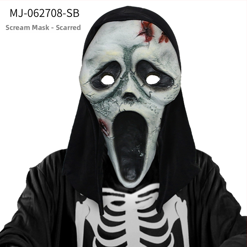 Μάσκα από λατέξ – αστείο στυλ, DIY αξεσουάρ για Χάλογουιν και χριστουγεννιάτικο πάρτι μάσκας