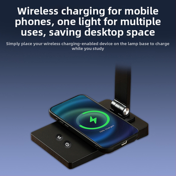 Λάμπα γραφείου LED με προστασία ματιών, κράμα αλουμινίου, τροφοδοσία USB, αφής, νυχτερινό φως, κατάλληλη για εστίες φοιτητών και υπνοδωμάτια