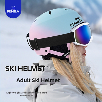 Felnőtt uniszex sí sisak, ABS+EPS héj, kerékpáros sisak