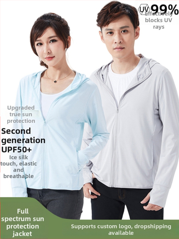 Unisex outdoor vetrovka s UPF50+ UV ochranou, priedušná, rýchloschnúca polyesterová látka, kapucňa