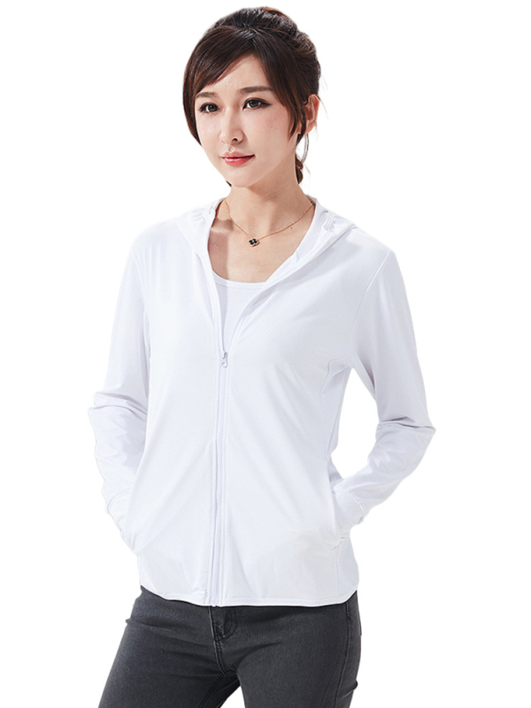 Unisex outdoor vetrovka s UPF50+ UV ochranou, priedušná, rýchloschnúca polyesterová látka, kapucňa