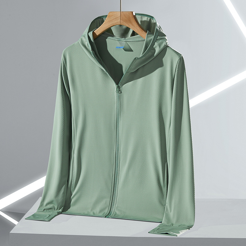 Unisex outdoor vetrovka s UPF50+ UV ochranou, priedušná, rýchloschnúca polyesterová látka, kapucňa